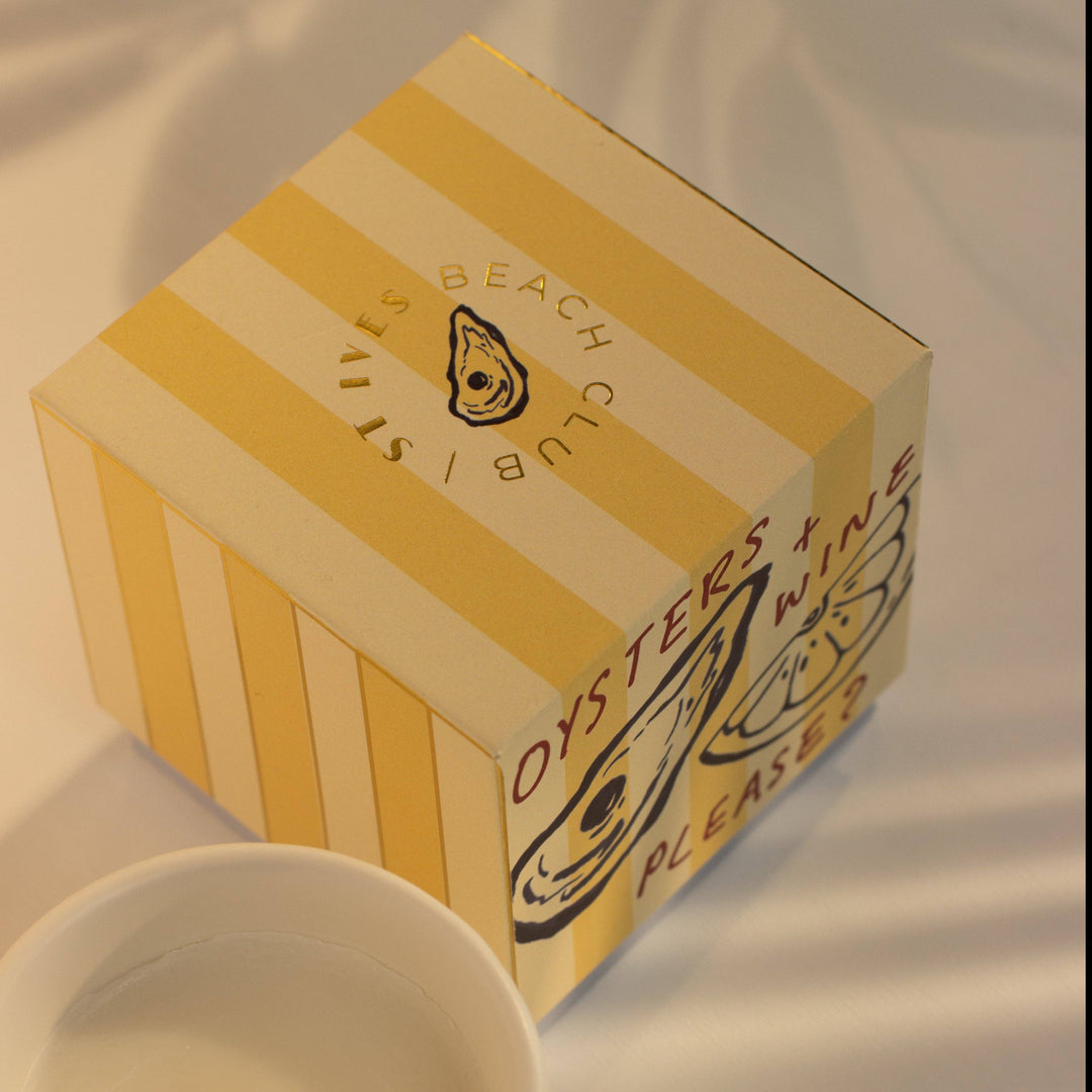 St Ives Beach Club: Oyster Candle - Sea Salt & Driftwood