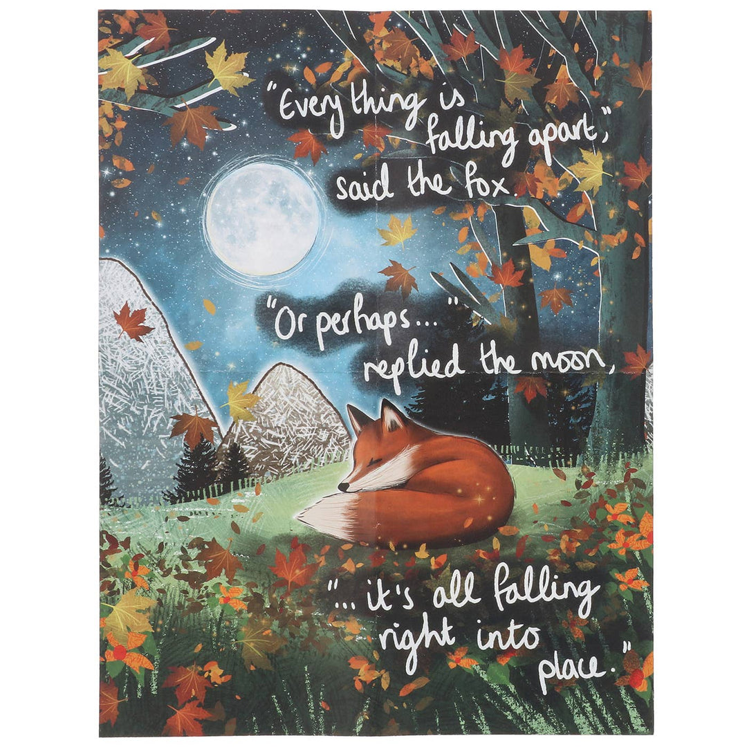 Fox Under The Moon Hope 200 Piece Double Sided Jigsaw Puzzle