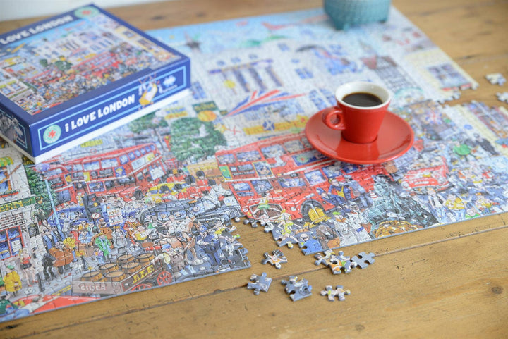 I Love London - 1000 Piece Jigsaw Puzzle by Mike Jupp