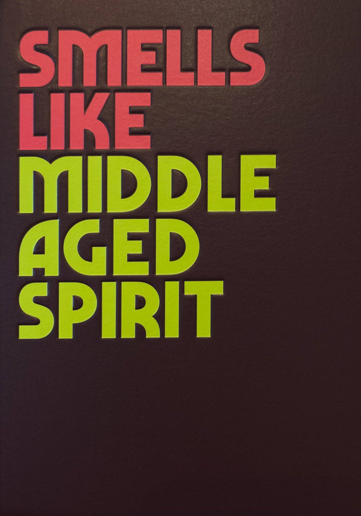 Middle Aged Spirit Card by Twisted Lyrics