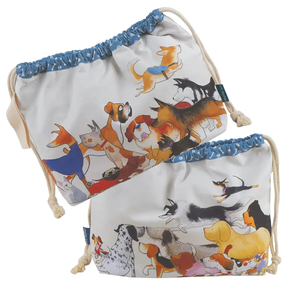 Paw Club Drawstring Cotton Bag