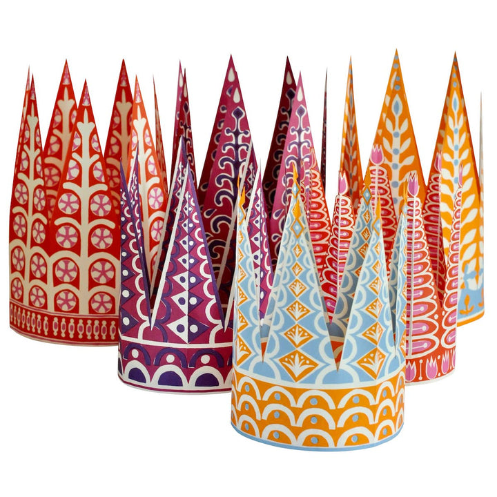 Six Extravagant Paper Crowns