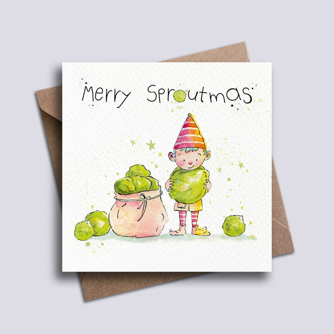 Merry Sproutmas Christmas Card
