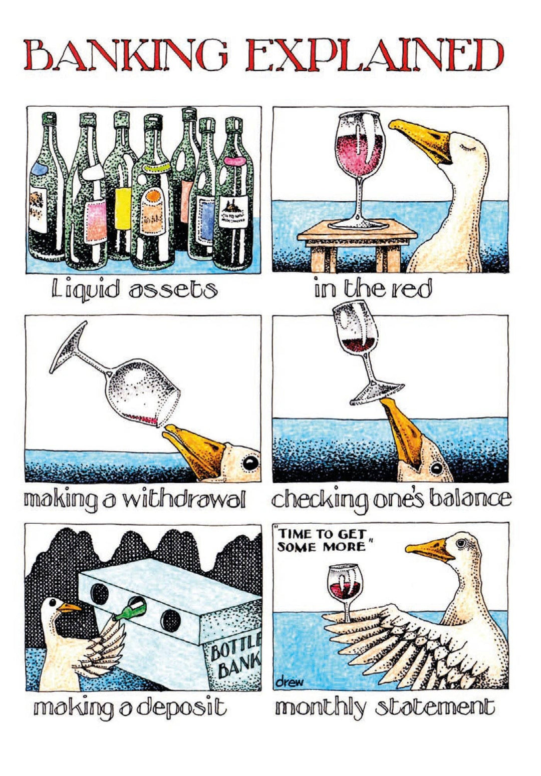 Banking Explained Card by Simon Drew