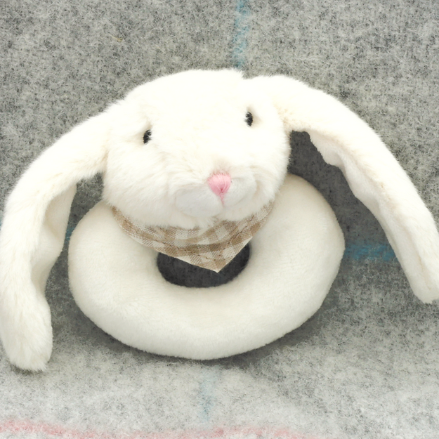 Bunny Plush Baby Rattle