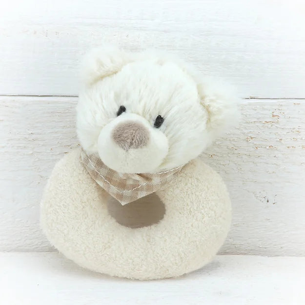 Bear Plush Baby Rattle