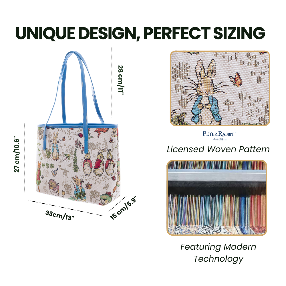 Peter Rabbit College Tote Bag