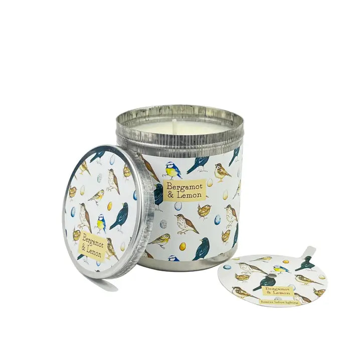 British Birds- Bergamot & Lemon Candle Tin