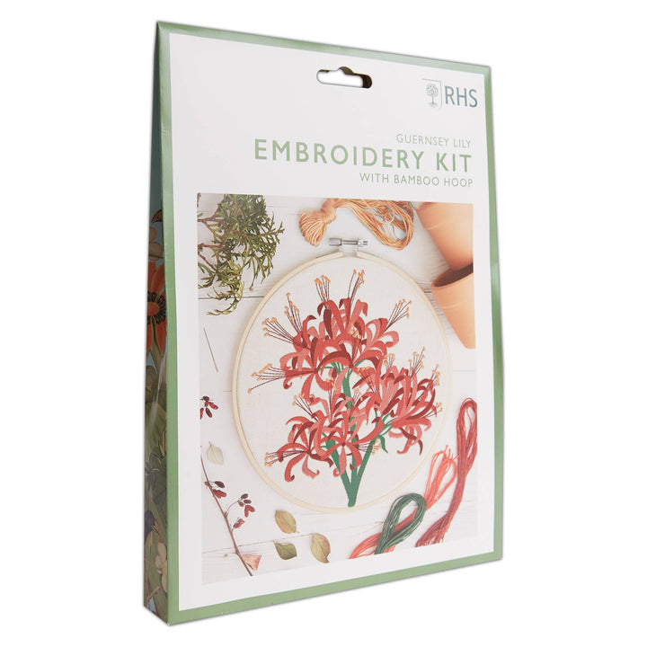 Royal Horticultural Society Guernsey Lily Embroidery Kit