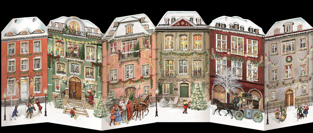 Town & Country Advent Calendar Card