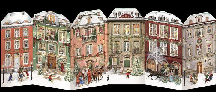 Town & Country Advent Calendar Card