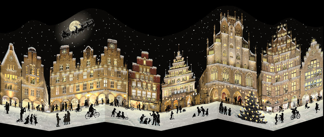 Town & Country Advent Calendar Card