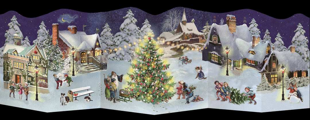 Town & Country Advent Calendar Card