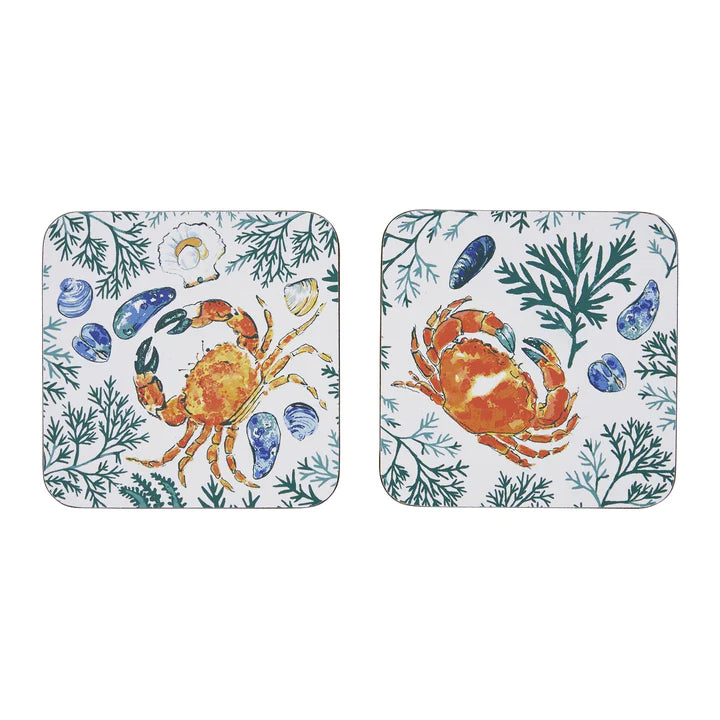 Shellfish  Coasters - Set of 4