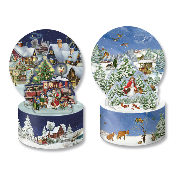 Pop-Up Advent Calendar Card