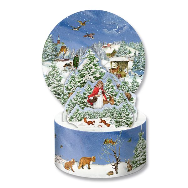 Pop-Up Advent Calendar Card