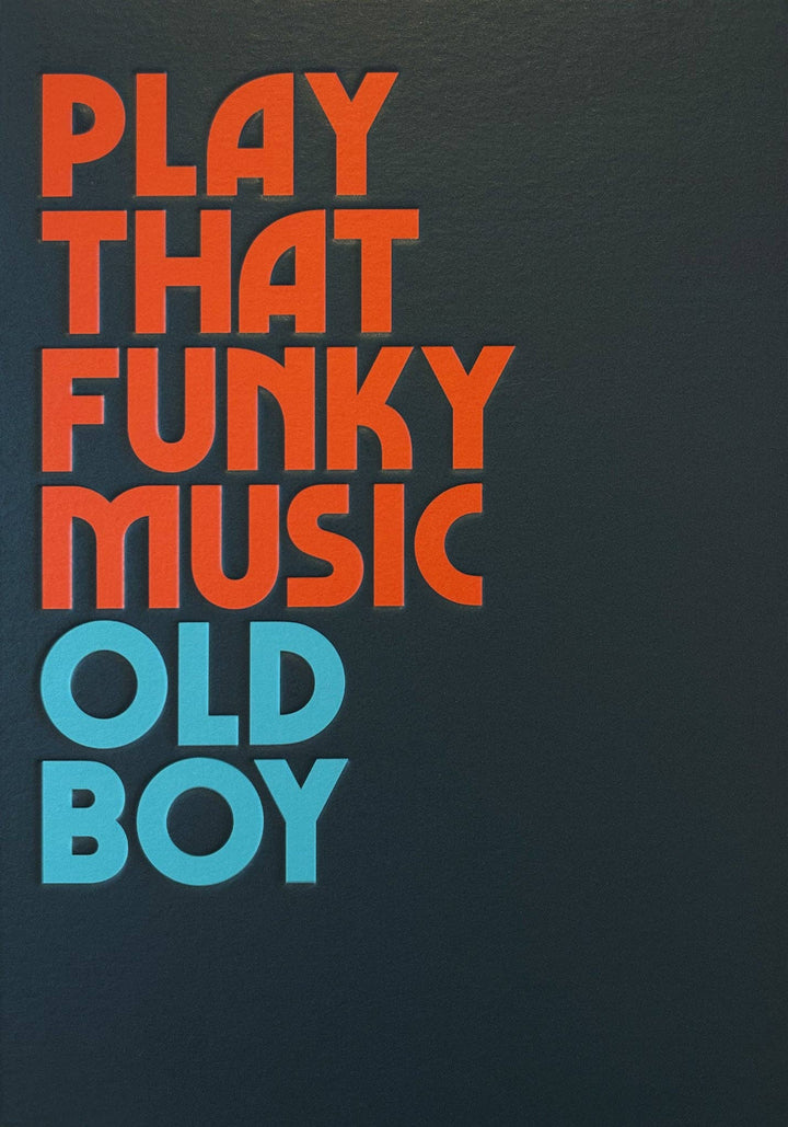 Funky Music Card by Twisted Lyrics