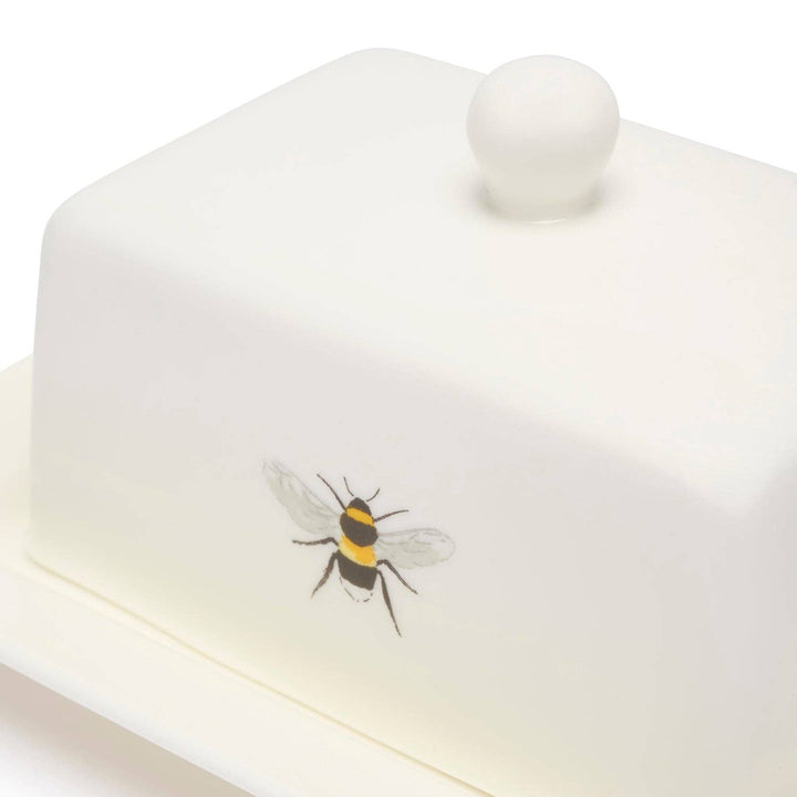 Bees Bone China Butter Dish