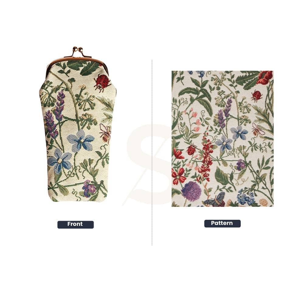 Morning Garden Glasses Pouch