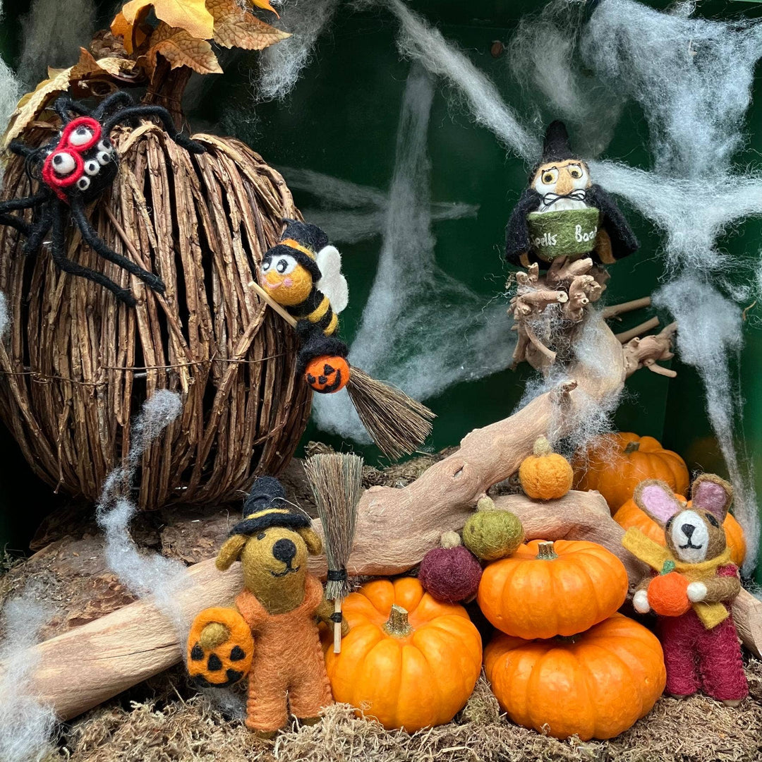 Felt Bee-Witched Handmade Hanging Halloween Decoration