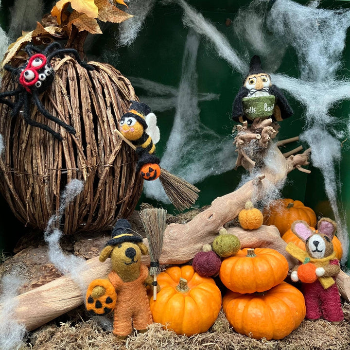 Felt Bee-Witched Handmade Hanging Halloween Decoration