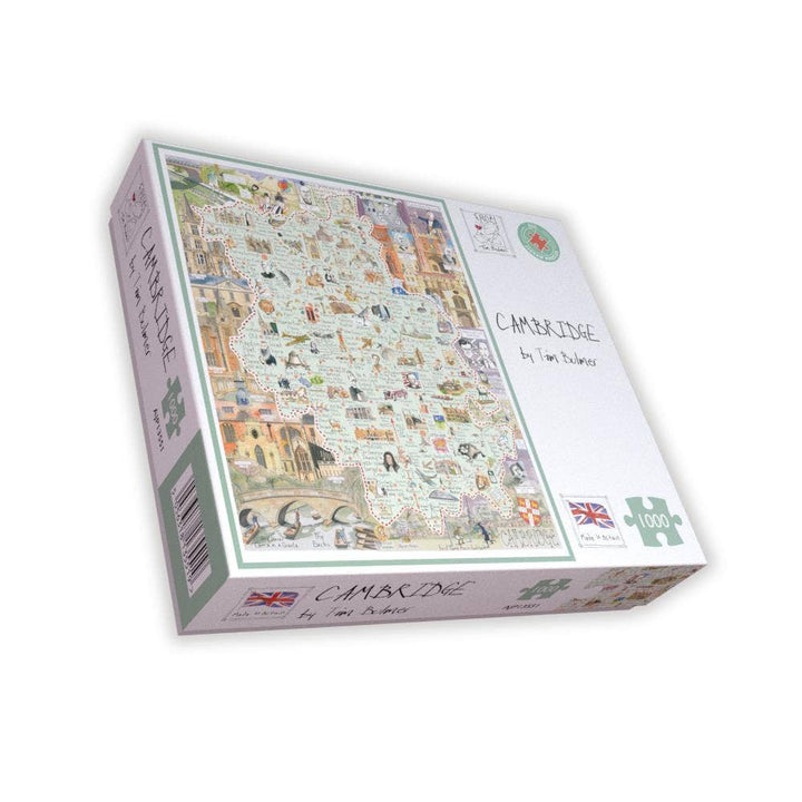 Map of Cambridge 1000 Piece Jigsaw Puzzle by Tim Bulmer