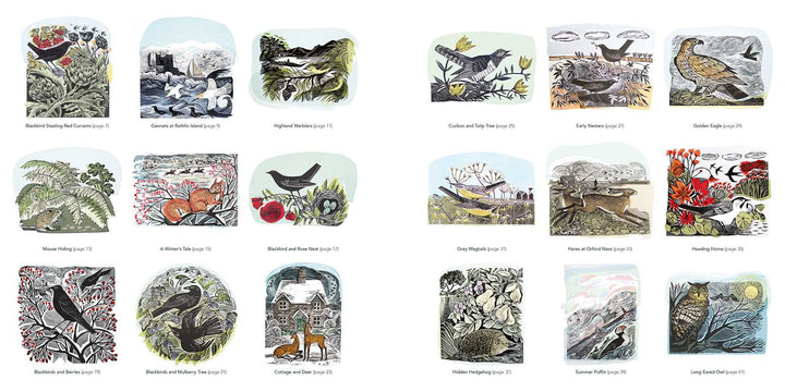 Wildlife Compact Coloring Book by Angela Harding