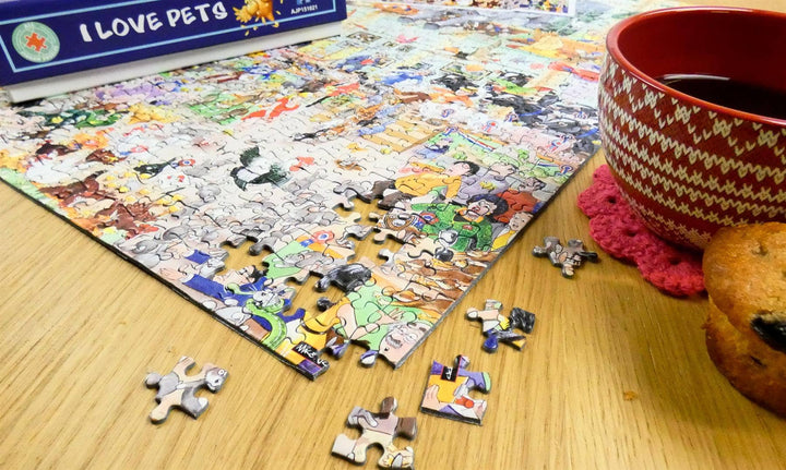 I Love Pets 1000 Piece Jigsaw Puzzle by Mike Jupp