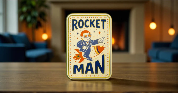 "Rocket Man" Match Tin