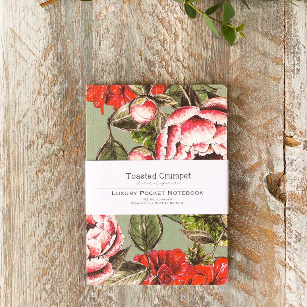 In Full Bloom A6 Lined Pocket Notebook
