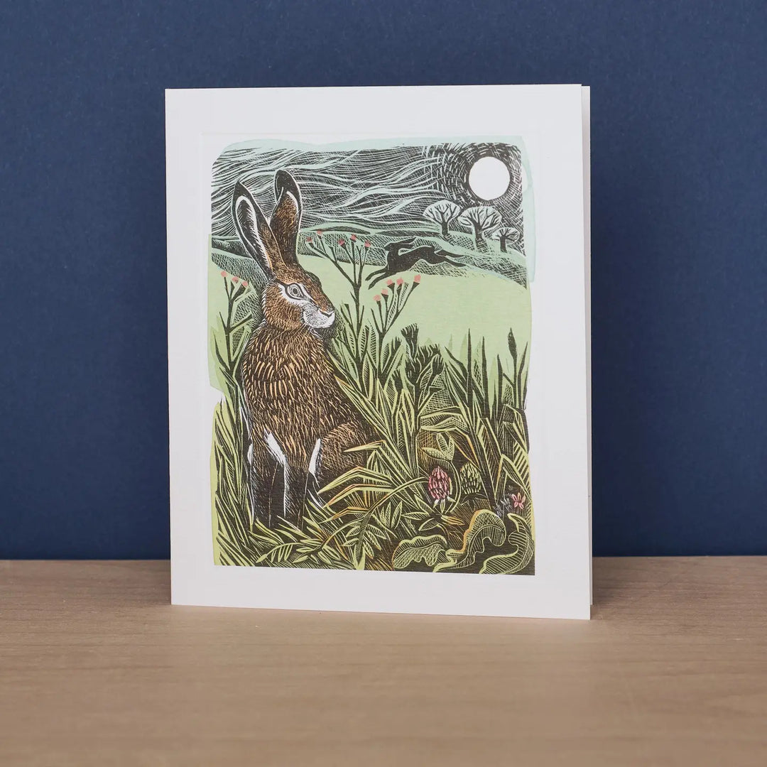 'Hidden Hares' Greeting Card