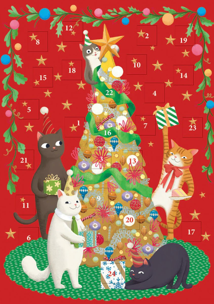 Miaow (Meow) Factor Advent Calendar Card