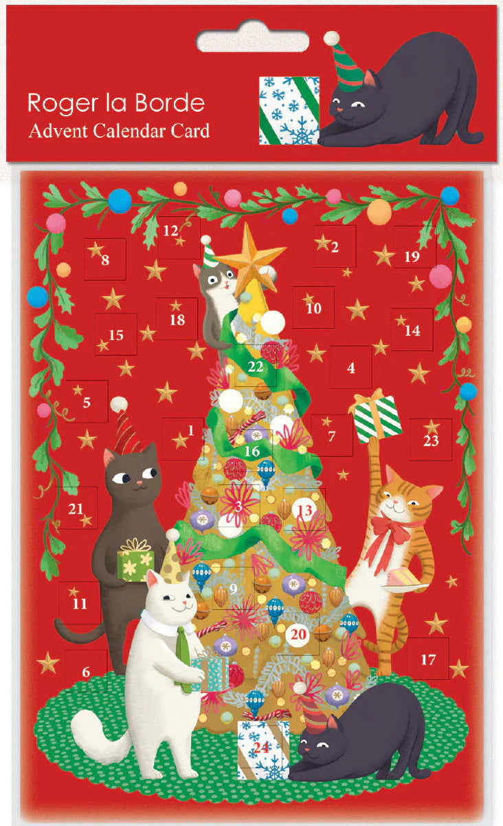 Miaow (Meow) Factor Advent Calendar Card