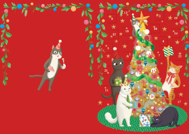 Miaow (Meow) Factor Advent Calendar Card