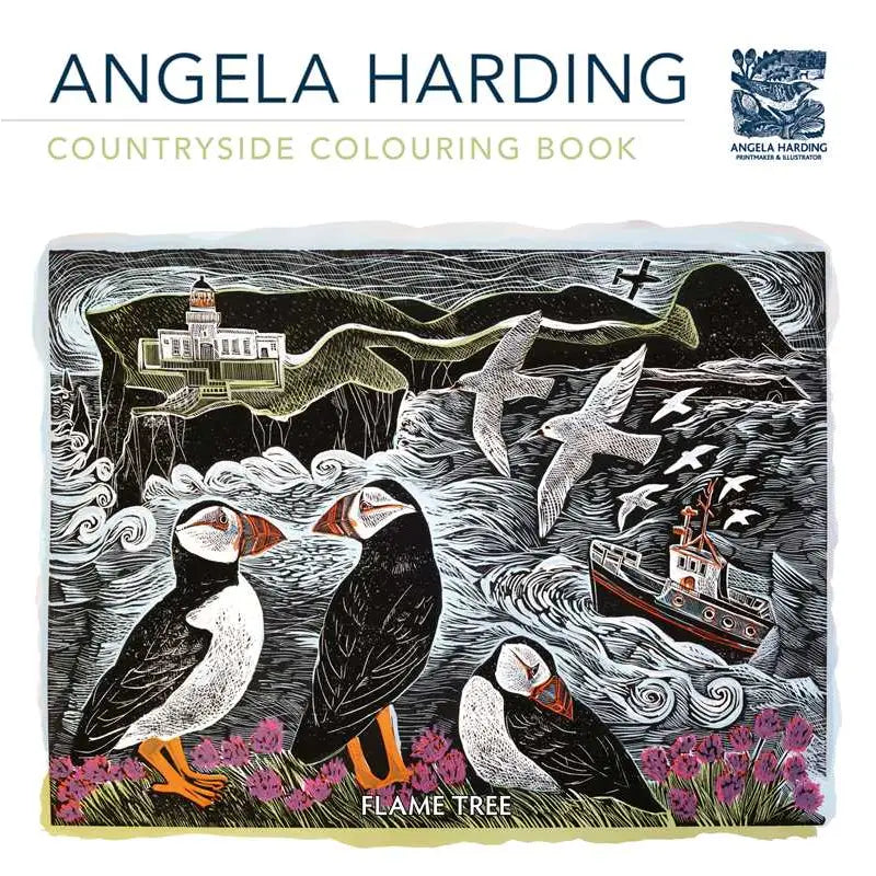 Countryside Coloring Book by Angela Harding