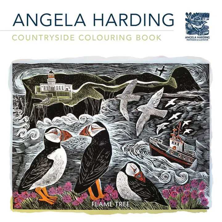Countryside Coloring Book by Angela Harding