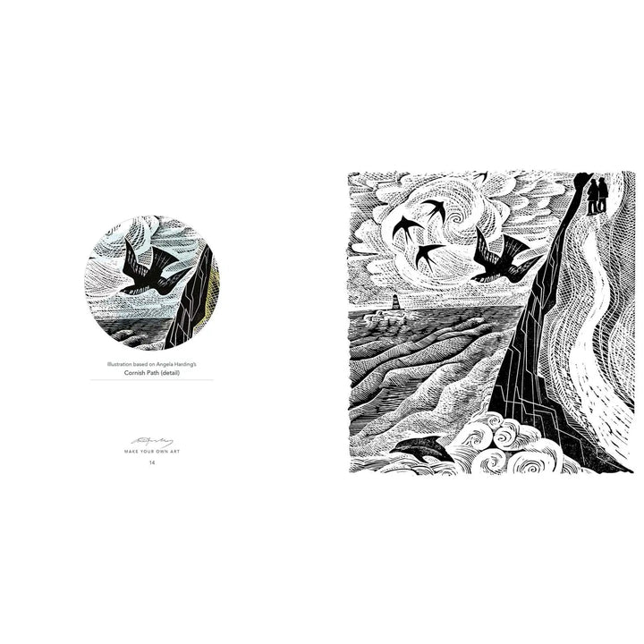 Countryside Coloring Book by Angela Harding