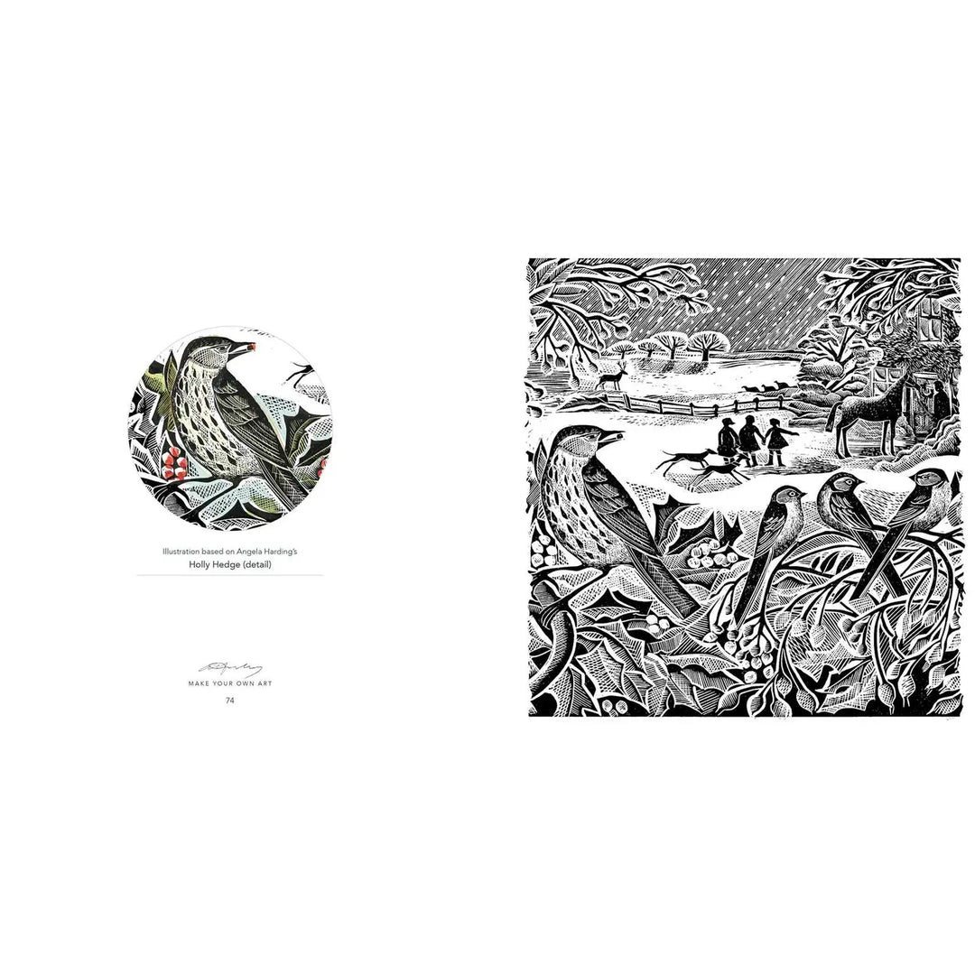 Countryside Coloring Book by Angela Harding