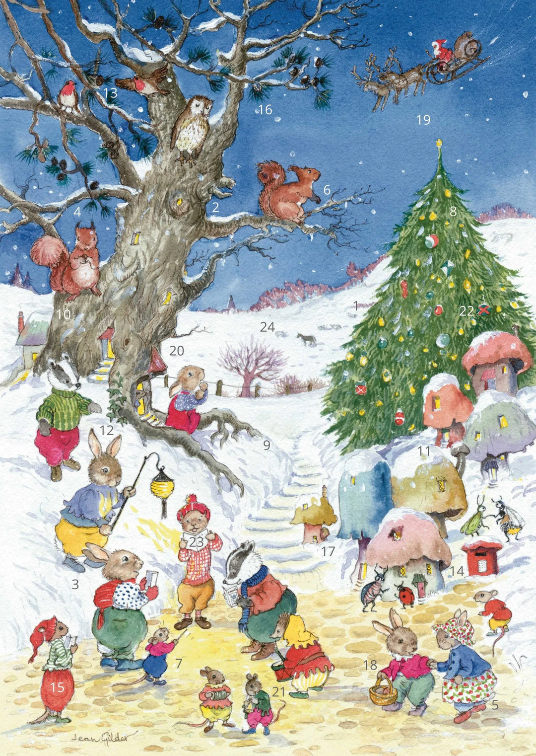 Christmas in the Woods Advent Calendar