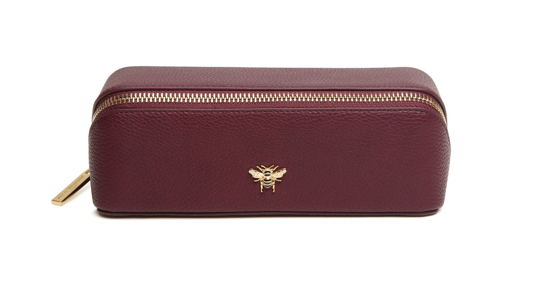 Small Train Case by Alice Wheeler London-- Berry