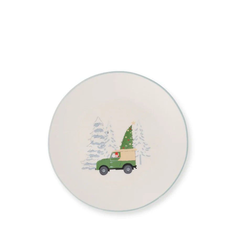 Home For Christmas Stoneware Small Side Plate
