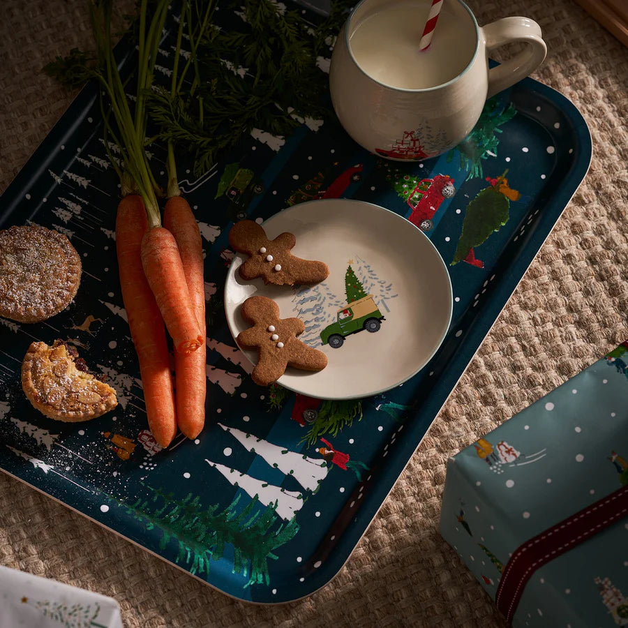 Home For Christmas Stoneware Small Side Plate