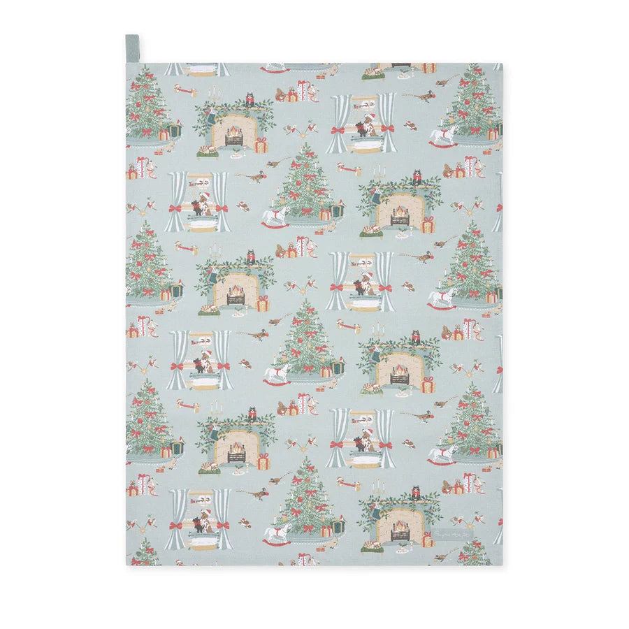 Cosy Christmas Tea Towel