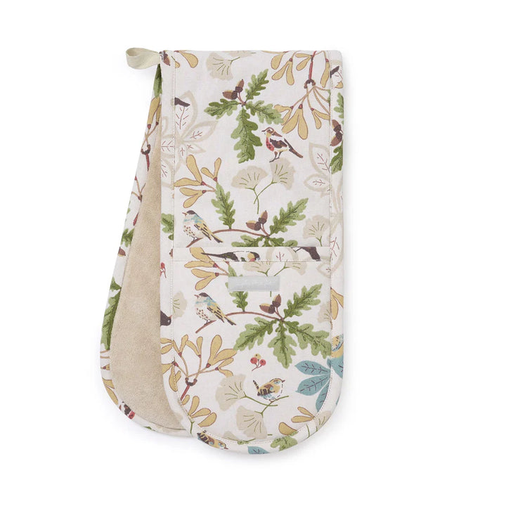 Orchard Birds Double Oven Glove