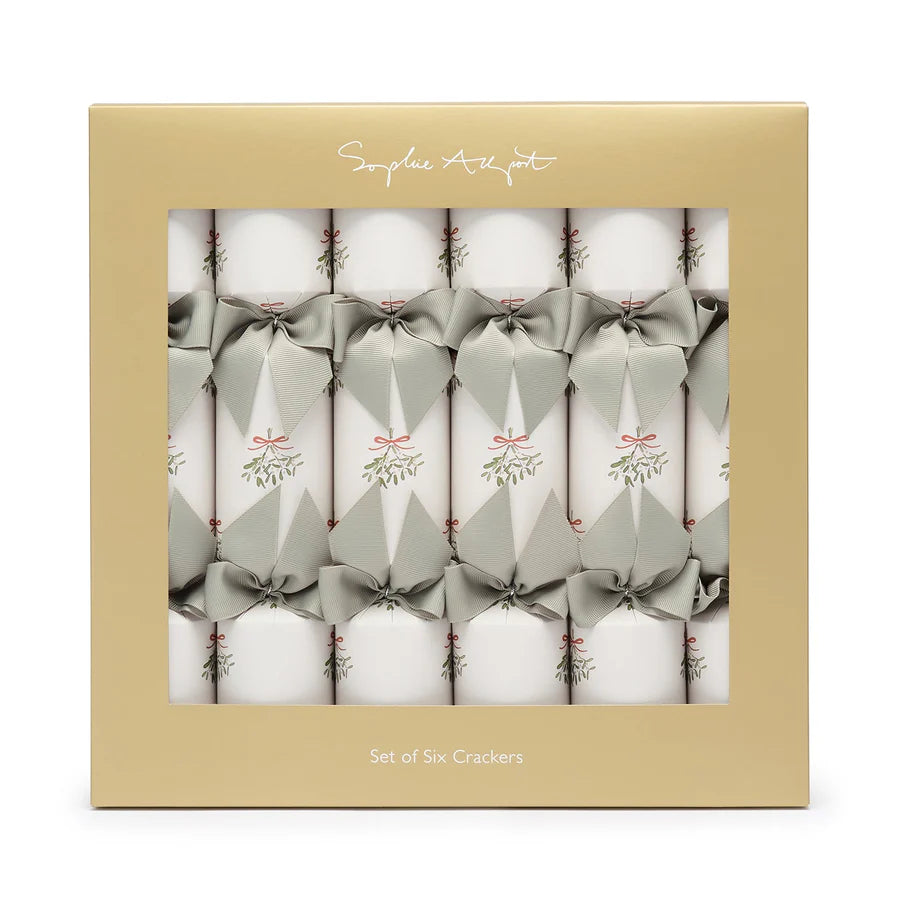 Mistletoe Crackers - Set of 6