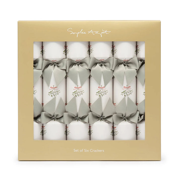 Mistletoe Crackers - Set of 6