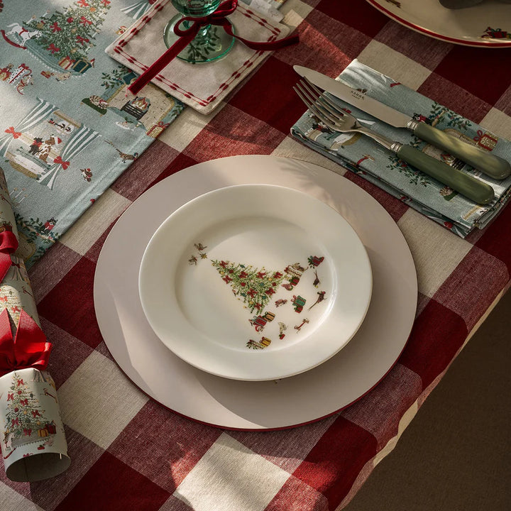 Cosy Christmas Bone China Side Plate
