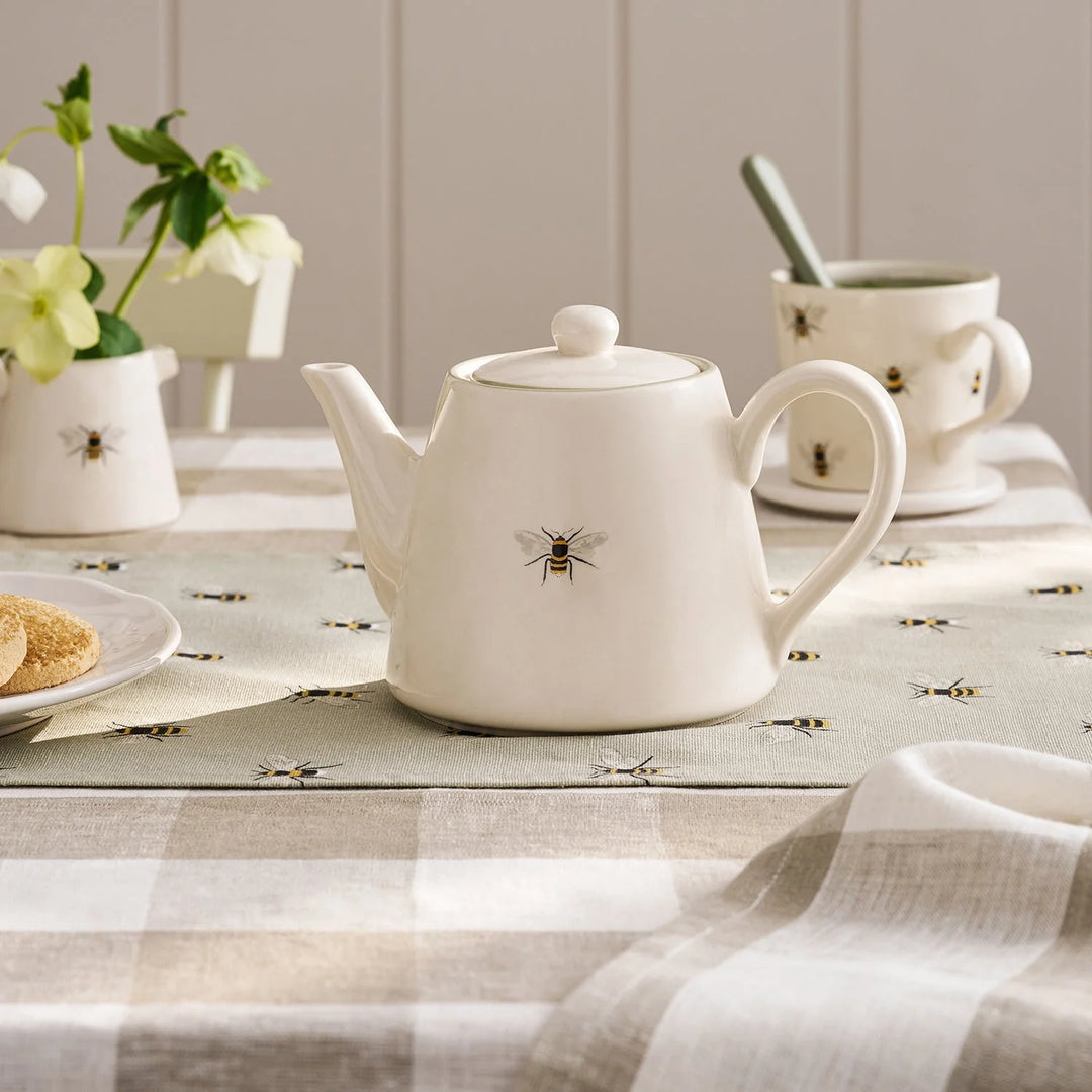Bee Stoneware Teapot