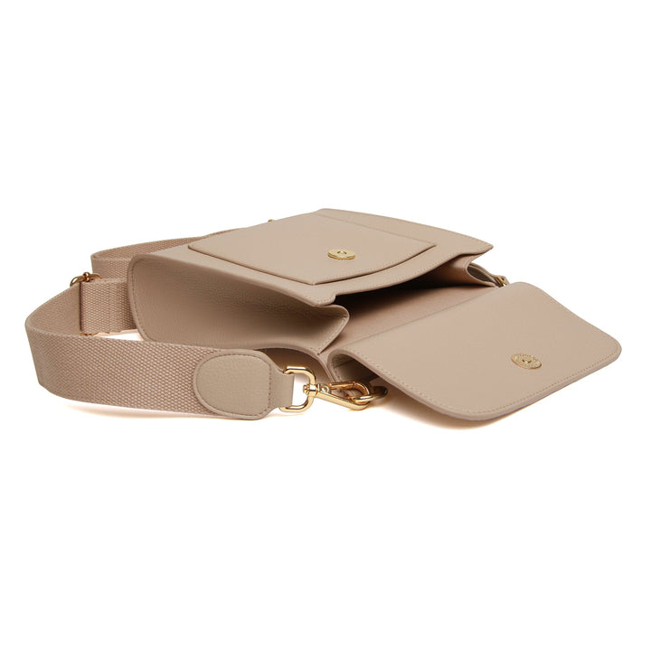 Bloomsbury Crossbody Bag by Alice Wheeler London-- Stone