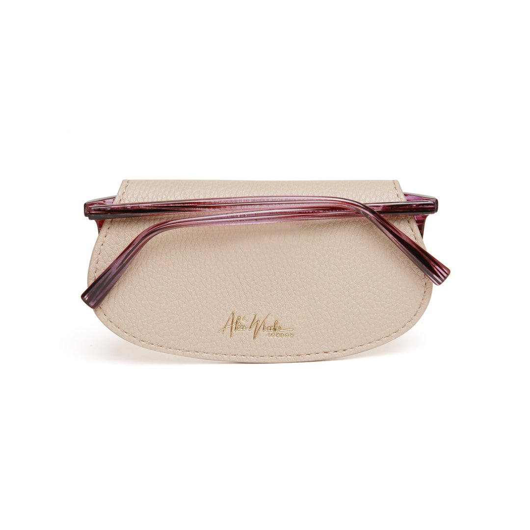 Glasses Case by Alice Wheeler London-- Stone